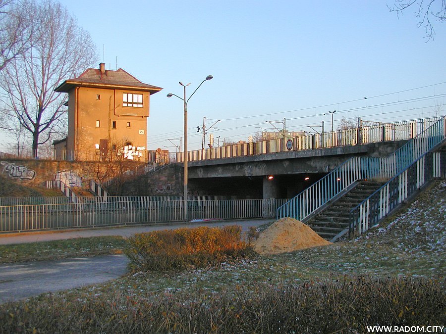 Radom. Ulica Grzecznarowskiego - tunel pod torami kolejowymi.
