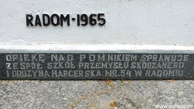 Radom. Pomnik Radomian Pomordowanych w Obozach Koncentracyjnych.