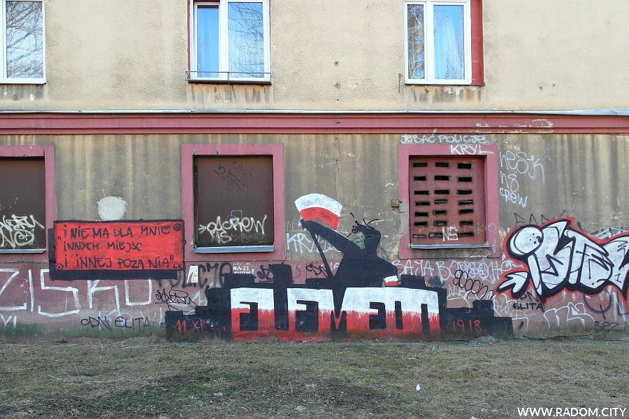Radom. Graffiti Orzeszkowej/Mochnackiego.