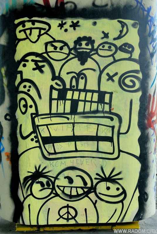 Radom. Graffiti - Wiadukt/Słowackiego.