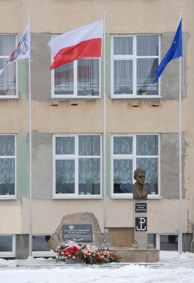 Radom. Pomnik Krzysztofa Kamila Baczyńskiego.