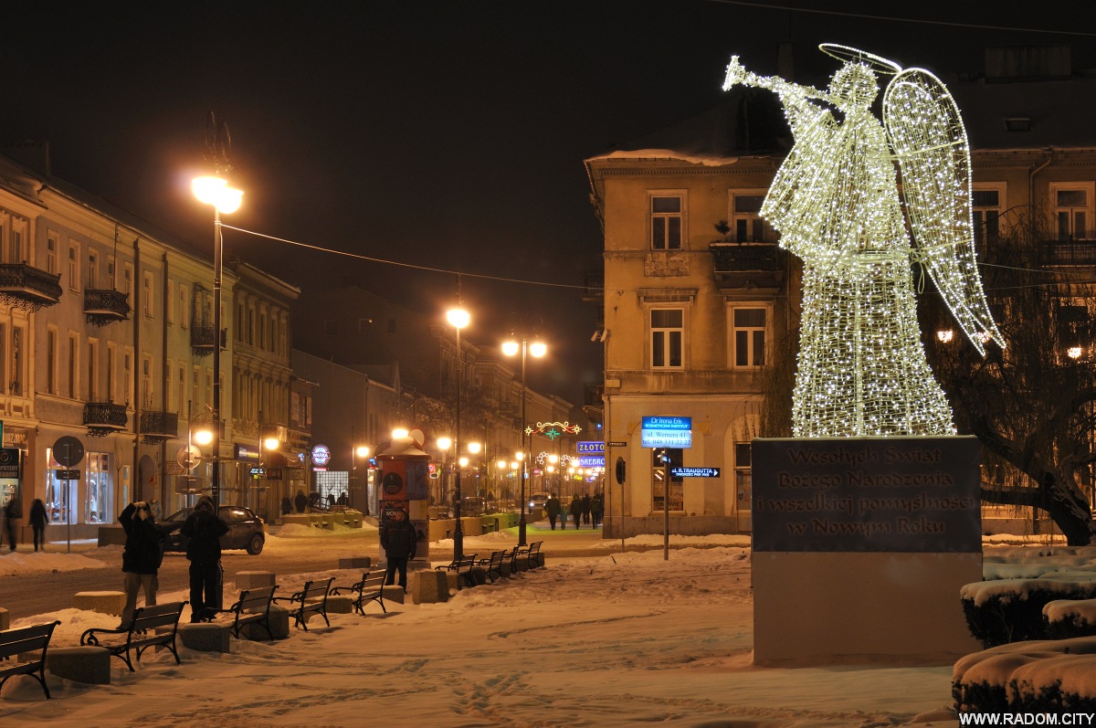 Radom. Radom nocą.