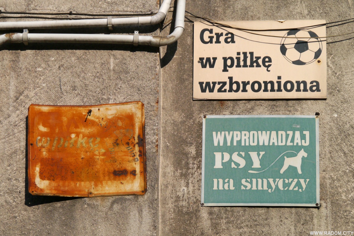 Radom. Tablice - Malczewskiego 21.