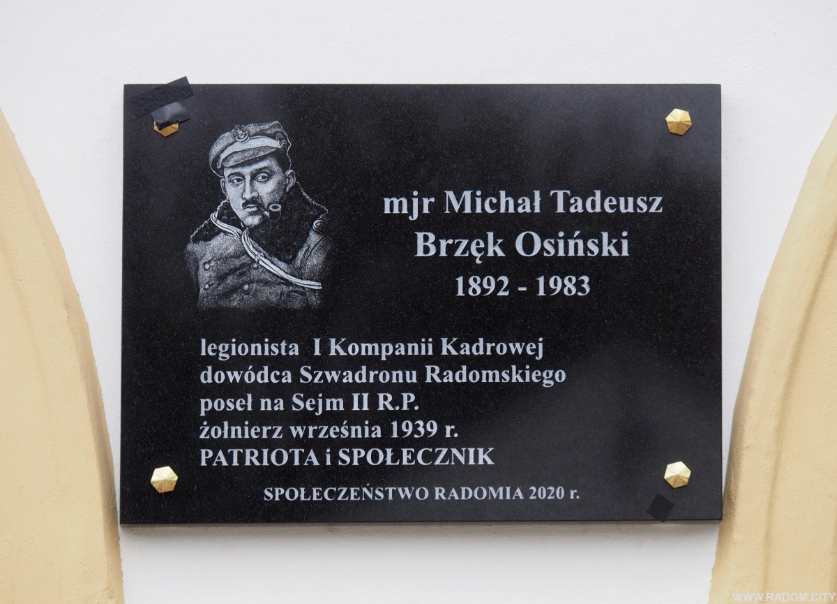 Radom. Tablica na Rogatce Północnej.