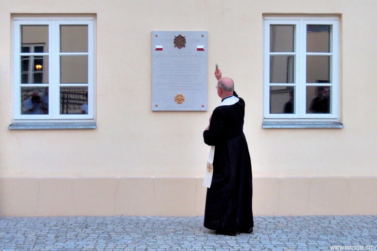 Radom. Tablica Armii Ochotniczej - odsłonięcie.