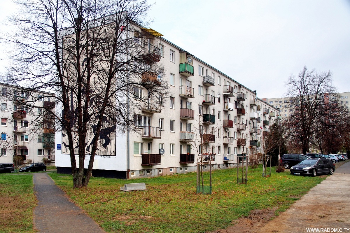 Radom. Mural - Powstańców Śląskich 7.