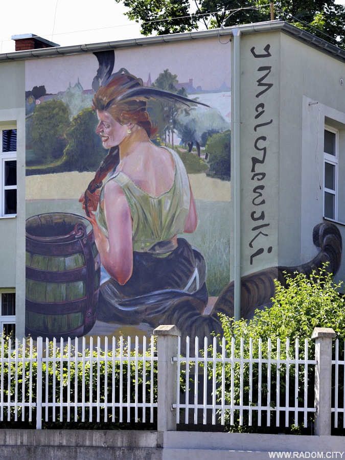 Radom. Mural przy Malczewskiego.