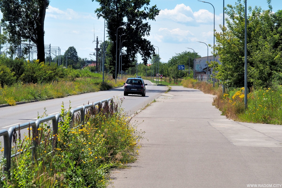 Radom. Ulica Andrzeja Wajdy.