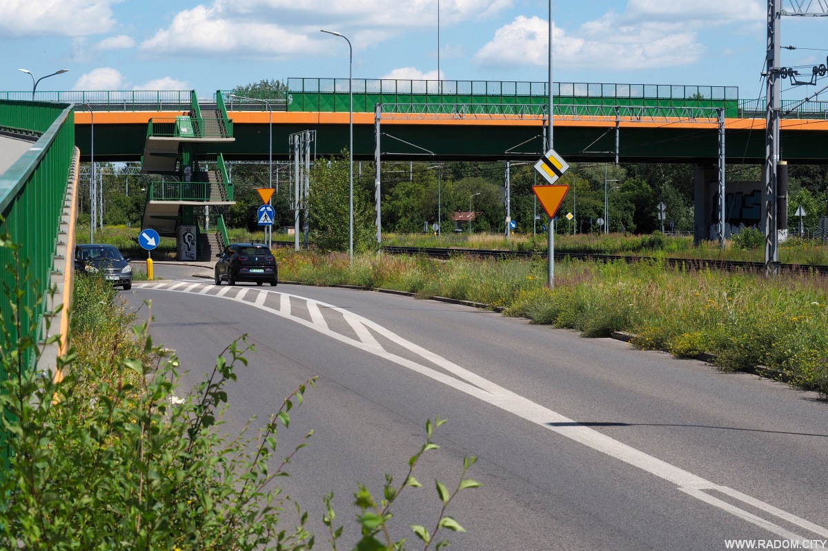 Radom. Ulica Andrzeja Wajdy.