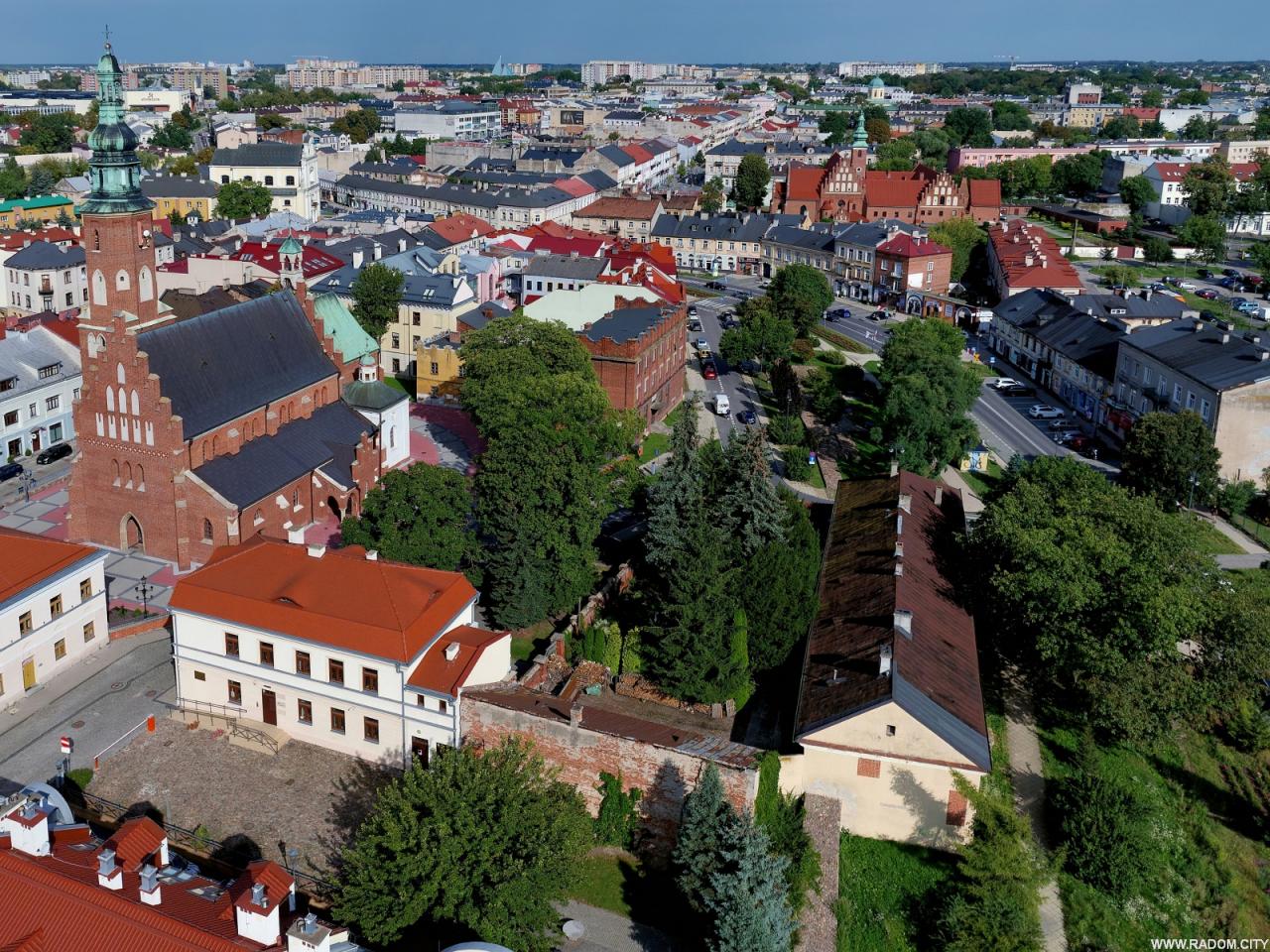 Radom. Zdjęcie z drona.