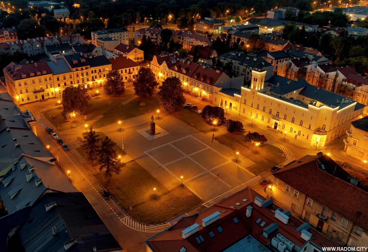 Radom. Zdjęcie z drona.