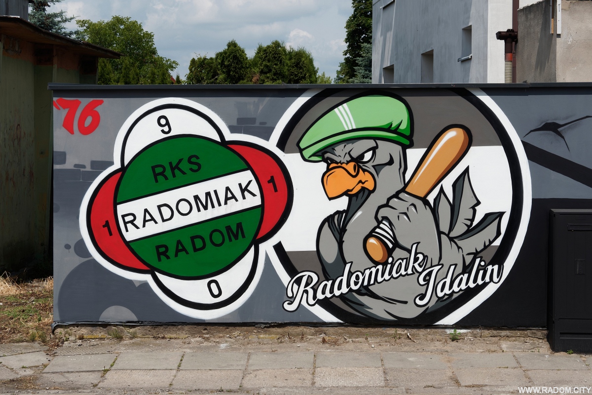 Radom. Mural Bliska/Słowackiego.