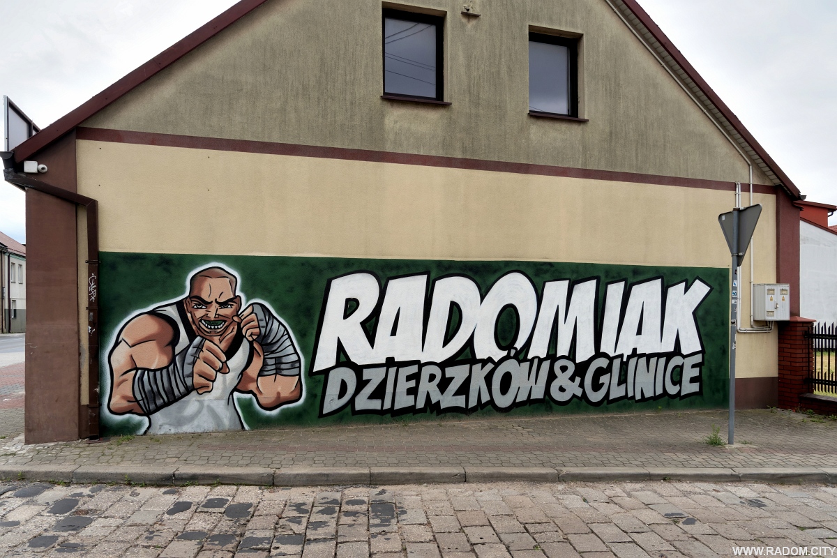 Radom. Mural Kwiatkowskiego/Graniczna.