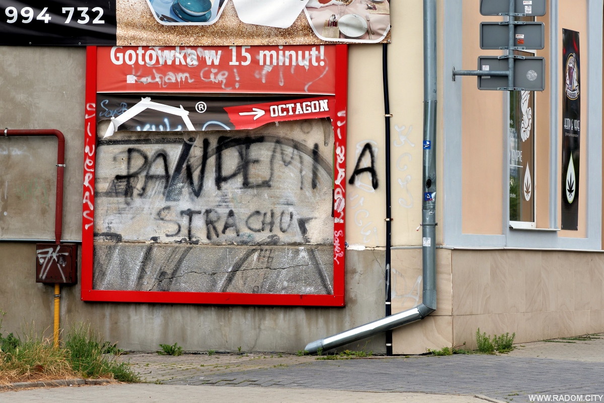 Radom. Napis przy Wernera.